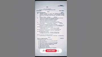 #sambalpuruniversity +3 2nd semester sociology question paper #shorts #exam