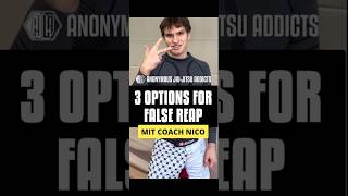 3 options for false reap #bjj #mma #jiujitsu #wrestling #grappling #nogi #tutorial #learning