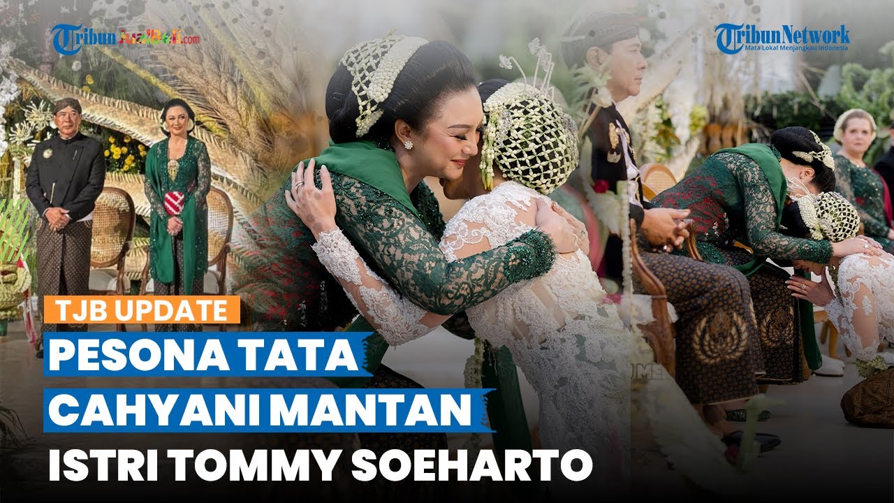 Pesona Mantan Istri Tommy Soeharto, Tata Cahyani Kompak Bersanding di Pelaminan Dharma & Patricia