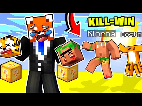 LUCKY BLOCKS RACE TROLL LVL 999! cu Klorna si Costin