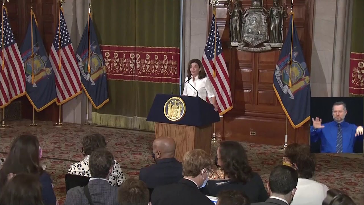 It's now New York Gov. Kathy Hochul