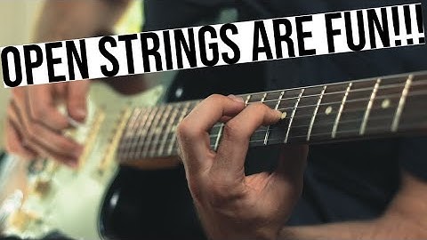 Learn 3 Awesome Open String Licks In The Style Of Josh Smith