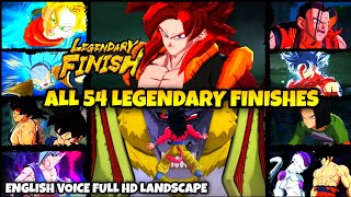 DRAGON BALL LEGENDS: ALL LEGENDS LIMITED - LEGENDARY FINISHES | HD LANDSCAPE / ALL 53 LF DB LEGENDS