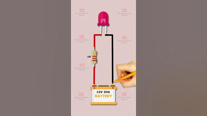 How to Connect LED to 12V Battery | 3V LED Direct to 12V #electronic