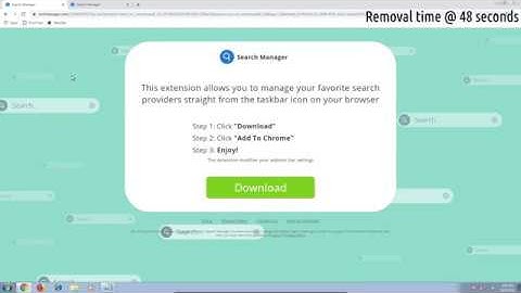 How to Remove Search Manager (Updated)