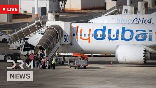 WATCH LIVE: Ben Gurion Airport After Diverted Flydubai Flight Returns to Israel | AC1N screenshot 5