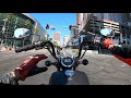 Riding A Motorcycle Through Downtown Los Angeles | Yamaha Bolt R Spec