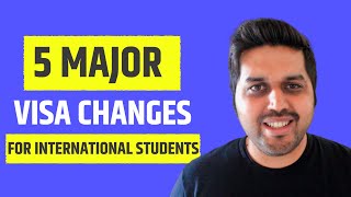 5 major changes for International students | Australia