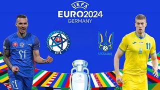 Slovakia 🇸🇰 vs 🇺🇦 Ukraine | UEFA Euro 2024 | Group E | Simulation