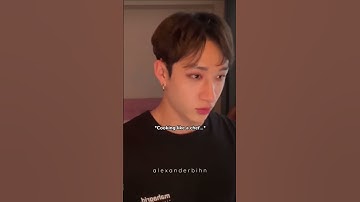 Chan singing Felix’s part in gods menu