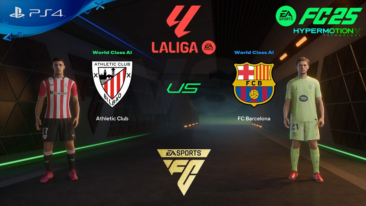 FC 25 PS4 - Athletic Club vs FC Barcelona | LaLiga EA SPORTS 24/25 ...