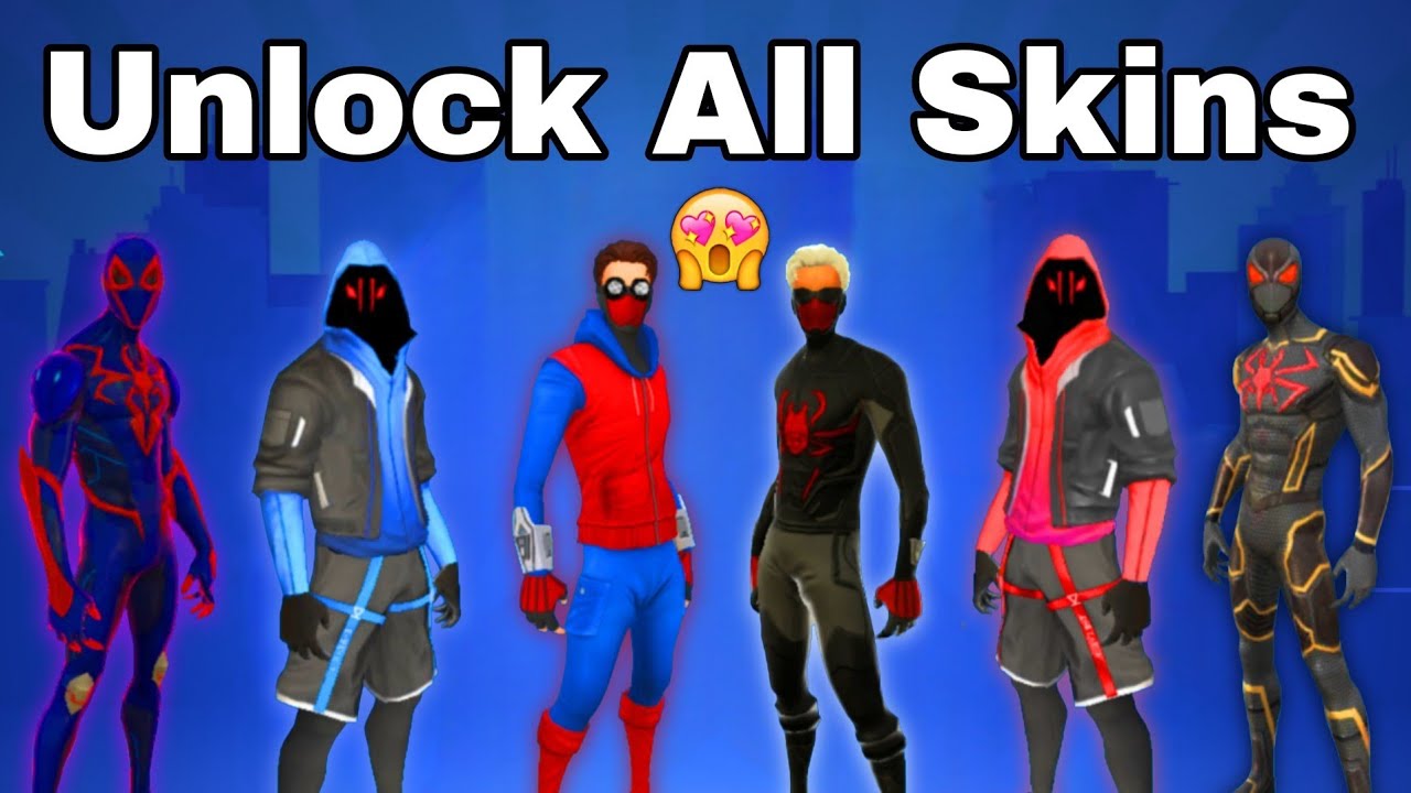 i Unlocked All Spider-Man Skins and Skills in SPIDER FIGHTING 😍