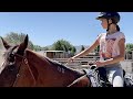 My First Horseback Riding Lesson EVER - Karolina Protsenko