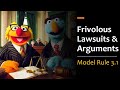Frivolous lawsuits and arguments  model rule 31