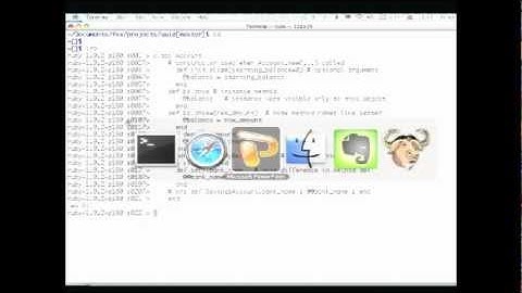 coursera - SaaS - 3.4 - Object Oriented Programming in Ruby