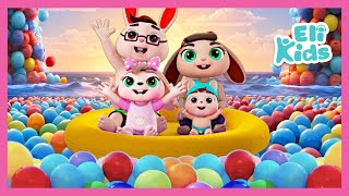 mega balloon party eli kids songs nursery rhymes