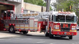 Philadelphia Fire Department *NEW* Ladder 24 Responding