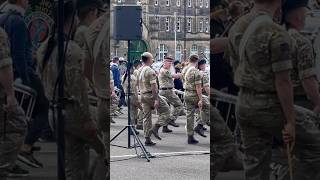 “No talking in the ranks…” #militarytattoo rehearsals 2025 #pipesanddrums #militaryband #armymusic