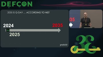 DEF CON 33 - Post Quantum Panic: When Will the Cracking Begin, & Can We Detect it?  - K Karagiannis