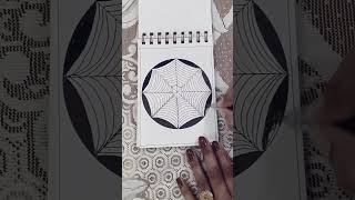 Zentangle Pattern #doodle #optical #illusion #art #zentangle #circle #short video #short