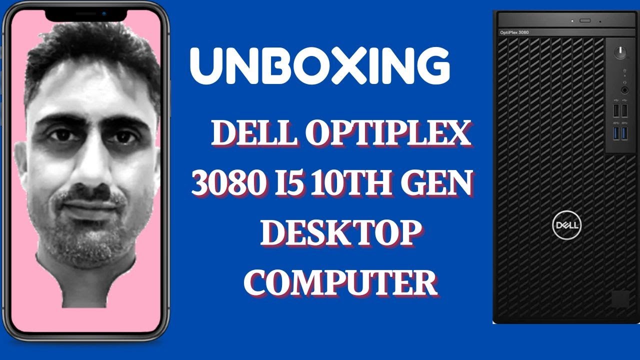UNBOXING Dell OptiPlex 3080 MT, Mini Tower PC 10th Gen, Intel Core-i5