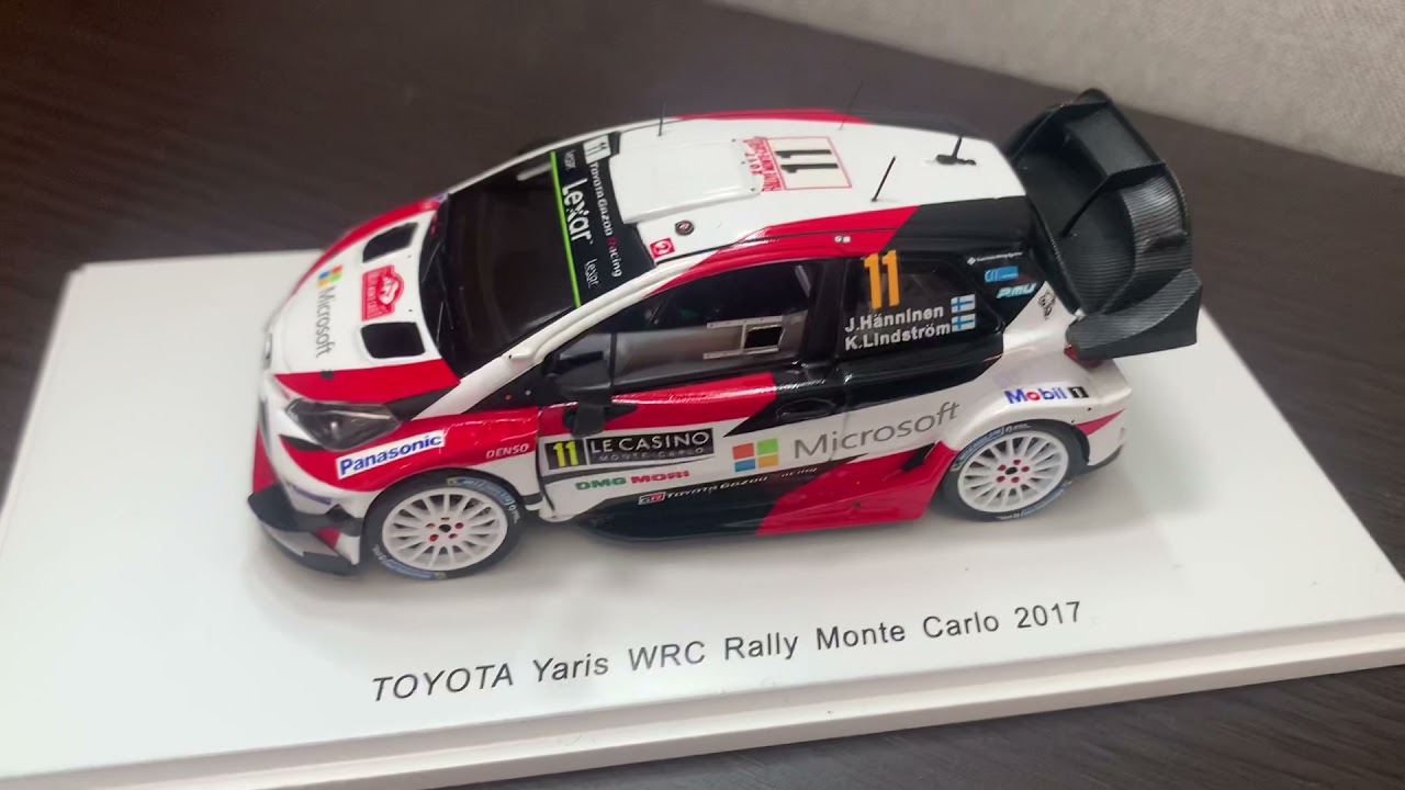トヨタ ヤリス Wec 1 43 Spark Toyota Yaris Wrc 17 Youtube