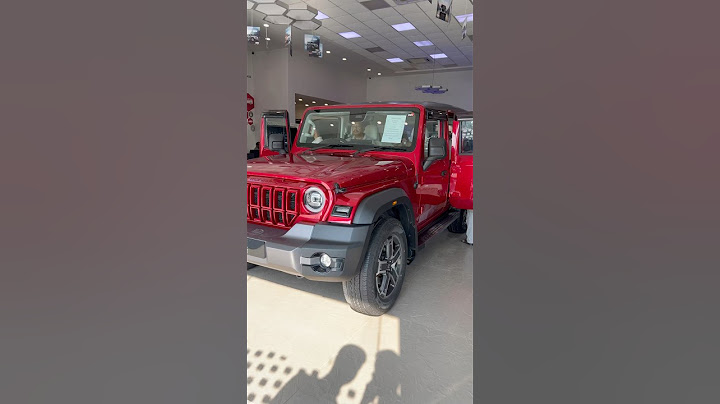 Mahindra Thar Roxx 5 door AX5L In New Tango Red Colour ❤️