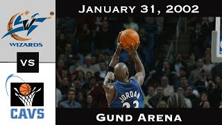 Full Game: The Cleveland Nemesis | Michael Jordan Wizards vs Cavaliers (January 31, 2002)