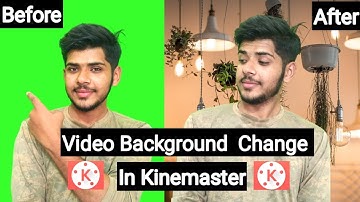 how to change video background in kinemaster