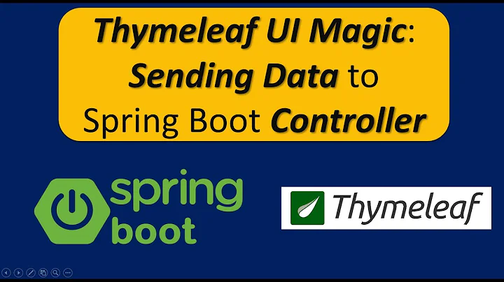 Springboot + Thymeleaf - Send user information from UI to controller | Spring Boot Tutorial