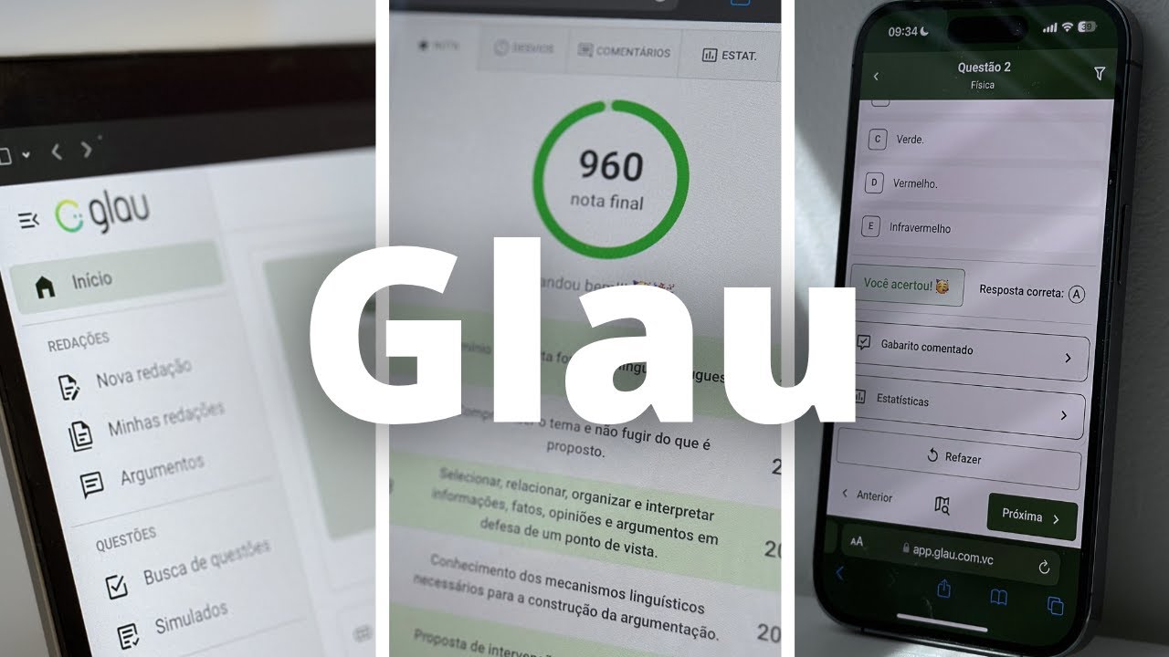 Glau: A Melhor Plataforma para Quem Quer Passar no Enem - YouTube