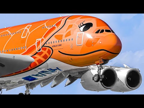 ✈️ 80 AIRPLANE TAKEOFFS & LANDINGS in 60 MINS 🇯🇵 Tokyo NARITA