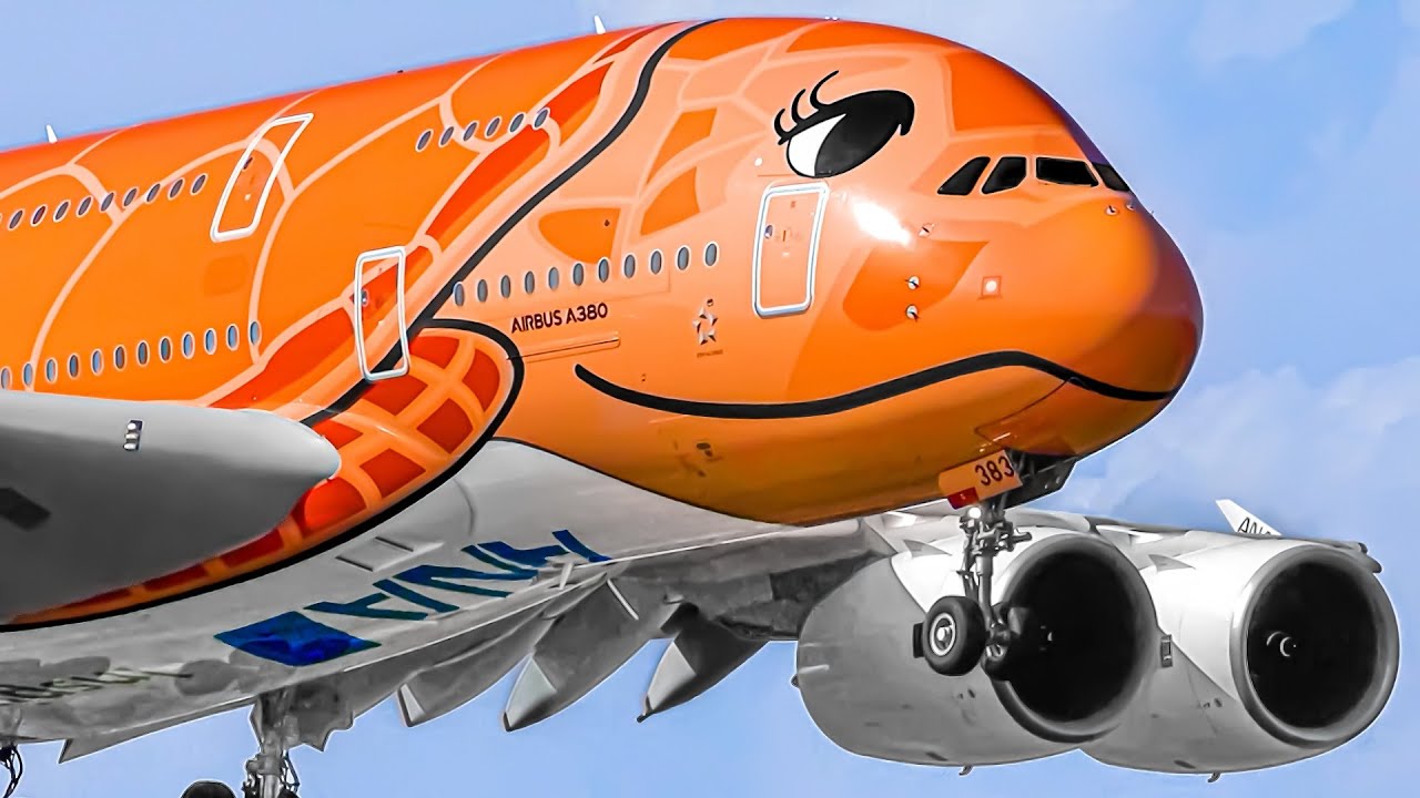 ✈️ 80 AIRPLANE TAKEOFFS & LANDINGS in 60 MINS 🇯🇵 Tokyo NARITA Airport Plane Spotting [NRT/RJAA]