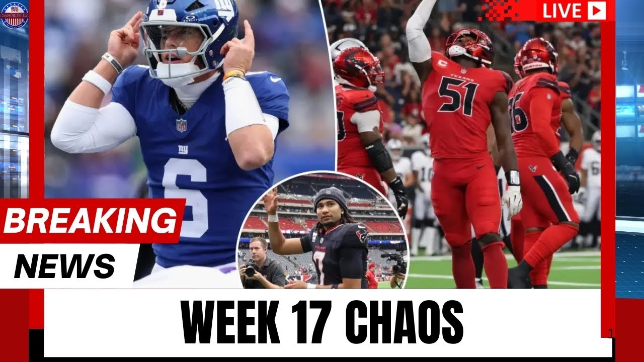 Хаос в ставках на 17-ю неделю НФЛ — шок от матчей «Джайентс», «Чарджерс» и «Тексанс»! 🔴 ПРЯМАЯ ТР...