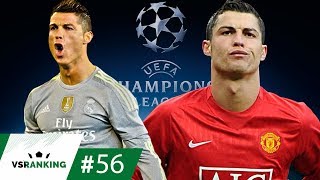OS 12 GOLAÇOS DE CRISTIANO RONALDO NA CHAMPIONS LEAGUE - VSRanking #56 melhores momentos