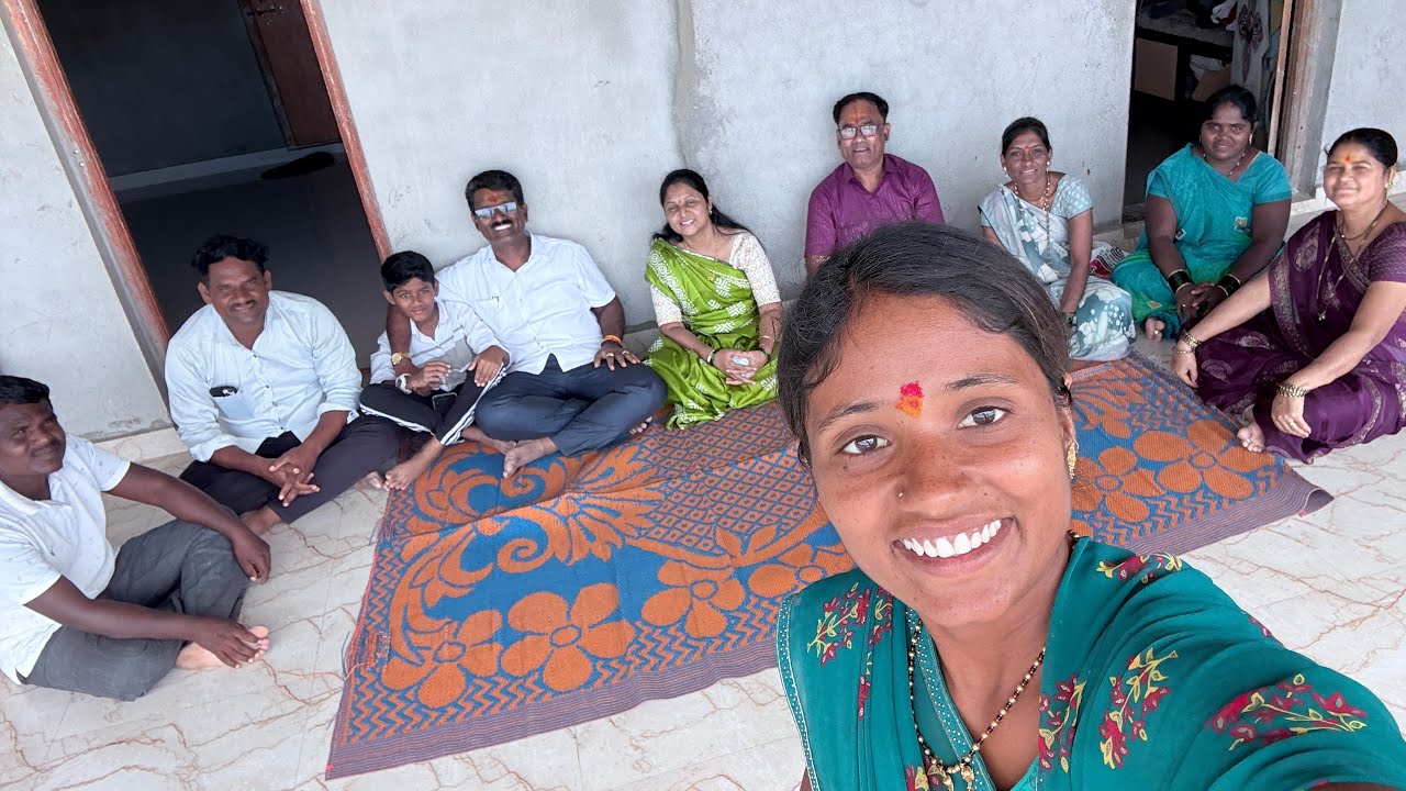 आज मुंबईवरून कोण भेटायला आले ।आपलीच मानस आपल्याला माण सन्मान देत असतात ❤️#गावठीपुनम 