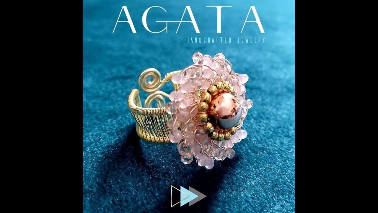 Anillo alambrismo (flor)