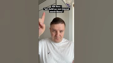 10X Dev vs Smart Dev - who’s right? #programmerhumor #developer #programming #elasticsearch #algolia