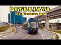 PUTRAJAYA: First Trackless Tram in Putrajaya Open for free Public Trial (tram)🔥🇲🇾❤️😳