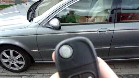 Jaguar X-type auto folding mirrors