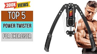 Top 5 Power Twister Arm Exerciser Reviews   Best adjustable power twister bar