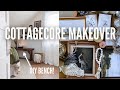 *Cozy* English Countryside Inspired Bedroom Makeover | DIY Farmhouse Bench + Side Table | DIY Danie