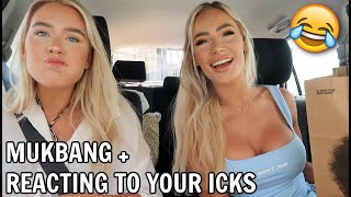 Reacting To Your Icks + Mukbang! *We're Dying At These 🤣*
