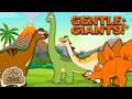 Herbivorous Dinosaurs Explore Together | Kids Dinosaur Cartoons