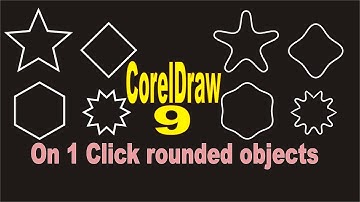 CorelDraw 9 -12 - 1 click rounded shapes | Lunar Computer College
