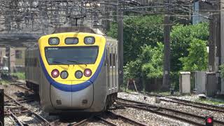 (4K) 2193次 EMU800通勤電聯車EMU881 EMU882停靠及離開新竹車站
