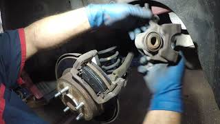2014 Kia Optima replacing rear brakes