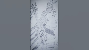 Har har mahadev 🙏🙏 | Lord Krishna | Drawing video | #shorts #viral #youtubeshorts