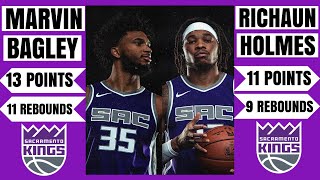 MARVIN BAGLEY III (13 PTS \/ 11 REBS) \& RICHAUN HOLMES (11 PTS \/ 9 REBS) VS SUNS | NBA 2020-21 SEASON