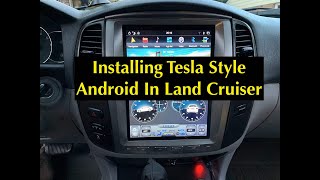 20032007 Lexus LX470 | Toyota Land Cruiser 100 Series | Tesla Style Android Stereo Installation